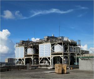 浙江金石包裝有限公司，兩套小型印刷溶劑回收設(shè)備對(duì)接4臺(tái)印刷機(jī)